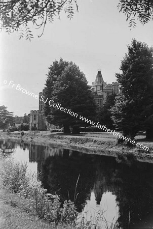 ADARE MANOR   RIVERSIDE VIEW FROM SOUTH WALK